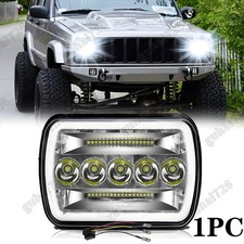 For Jeep Cherokee Xj 1984-2001 Newest 5x7 7x6 Led Headlight With Drl Hilo Beam