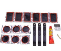 Fahrrad Flickzeug Reparatur Repair Set Mit Reifenheber 19-Teilig