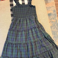 J. Crew Plaid Maxi Dress Size Small