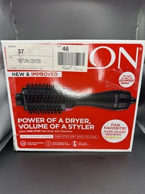 Revlon Salon One-Step Hair Dryer/Volumizer Hot Air Brush Black/Pink
