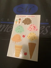 Mrs. Grossman's Sticker Stackers Ice Cream Cones Very Rare