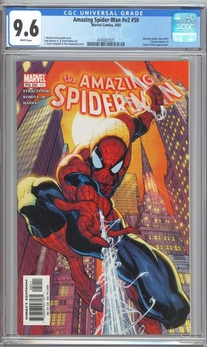 Amazing Spider-Man V2 #50 (LGY #491) CGC 9.6 - Captain America - Doctor Doom