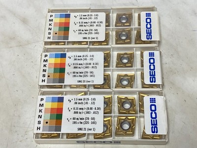 SECO  CNMG 120408-MF1   TS2000    30 Stk.  Wendeschneidplatte zum Drehen