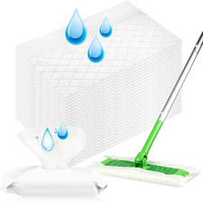 24 Count Unscented Wet Mop Refills for Swiffer Sweeper Wet Pads