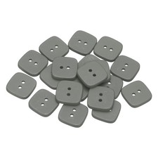 20pcs Sewing Button 22mm 7/8" 2 Holes Square Resin Button, Green