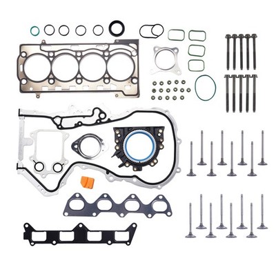 Für Audi A1 VW Seat Skoda 1.4 TSI Zylinderkopfdichtung & Ventil & Schrauben Satz