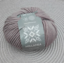 MILLAMIA Sweden Yarn – 100% Extrafine Merino, Colour Dusk 220 – 4 Balls.