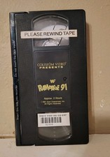 WWF Rampage 91 Coliseum VHS, Ultimate Warrior vs Undertaker, Mr Perfect, Rockers