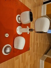 Set of 3 Arlo NETGEAR VMC3030 Wireless Security Camera w/Mounts  NO Batteries