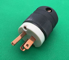 US AC Pure Copper Hi- End Audio Power Plug Male Connector IEC New