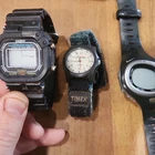 Casio vintage & Timex Mixed Lot of 3 Wristwatches Digital & Analog Unisex