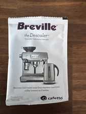 PACK of 1 Breville Espresso Machine The DESCALER Four Packets Genuine Original