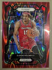 2024 Prizm Draft Picks Daron Holmes II /225 RC RED SEISMIC #70