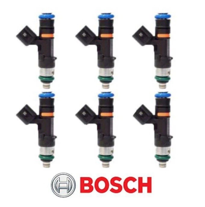 6 new Authentic Genuine Bosch EV6 42lb 440cc fuel injectors