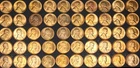 1944 D LINCOLN CENT WHEAT PENNY UNCIRCULATED ROLL 50 COINS UNC - LOT # 16