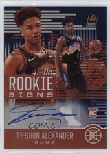 2020-21 Panini Illusions Rookie Signs Sapphire 3/15 Ty-Shon Alexander Auto 0gn5