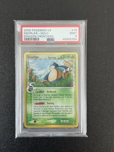 2006 Snorlax Delta Species Dragon Frontiers #10 - PSA 9