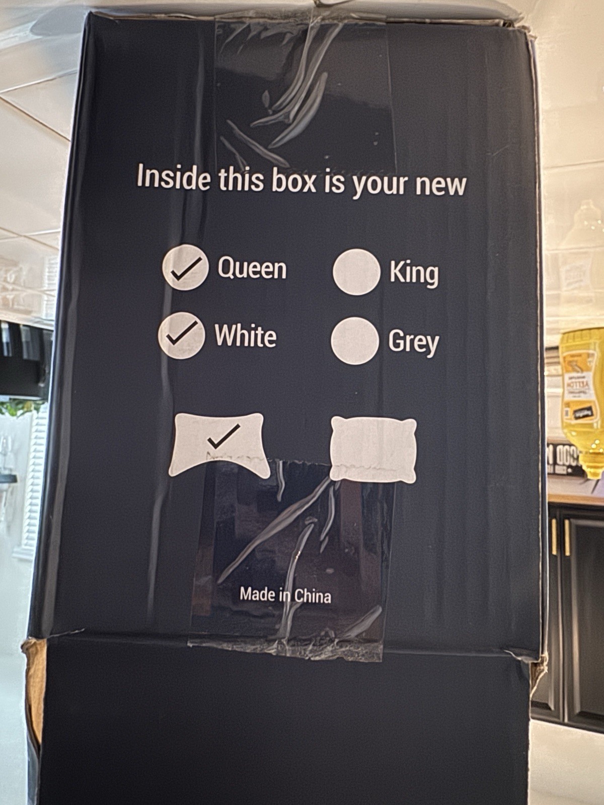 Sidney Sleep Pillow Adjustable Memory Foam, Queen Size, Side Back Sleepers