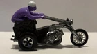 Vintage 1972 Hot Wheels Rrrumblers Choppin' Chariot Black Motorcycle Trike
