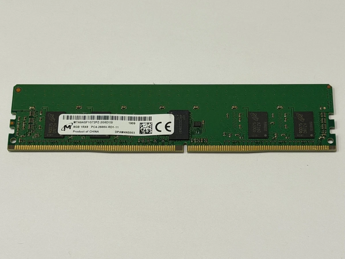 Micron PC4-21300 (DDR4-2666) Bus Speed DDR4 SDRAM Memory (RAM) for