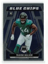TRAVON WALKER #BC-15 RC 2022 PANINI MOSAIC JAGUARS BLUE CHIPS