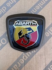 Logo Stemma Fregio Posteriore Originale Abarth 595 Competizione Grigio Scuro