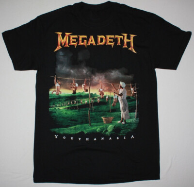 MEGADETH YOUTHANASIA DAVE MUSTAINE Torture  Black Cotton T-shirt S-234XL S995