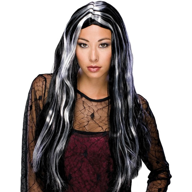 Ladies Black Grey Spell Caster Witch Vampire Halloween Fancy