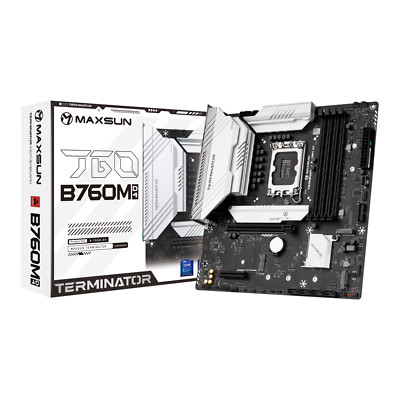 Maxsun MS-Terminator B760M D4  Motherboard LGA1700 Intel B760 DDR4 Micro ATX