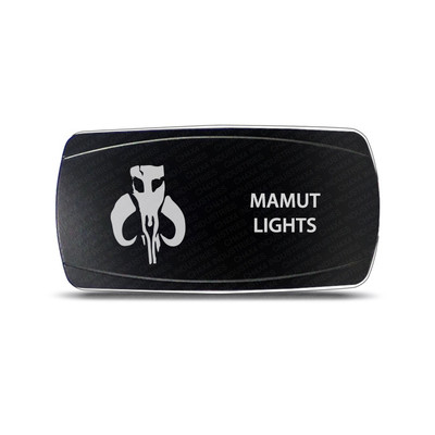 CH4x4 Rocker Switch Mamut Lights Symbol  - Horizontal - White LED