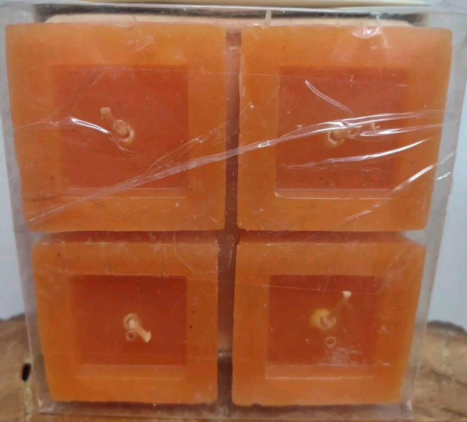 Pier 1 Importaciones Velas Votivas Mandarina Papaya Nuevo Juego De 4 Foto 2 de 4