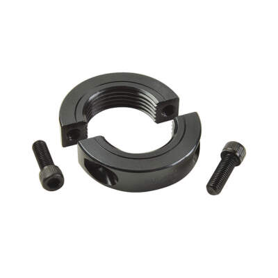 RULAND MANUFACTURING TSP-18-12-F Shaft Collar,Threaded,2Pc,1-1/8-12 In,St 30VU07