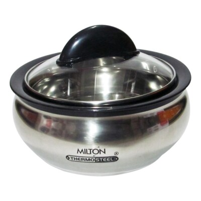 Milton Thermo Stainless Steel Insulated Casserole Keep Hot/Cold Serving Dish-1.5