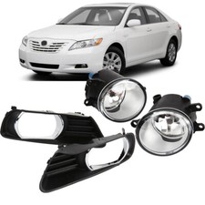 Fit For Toyota 2007-2009 Camry Clear Lens Fog Driving Lights Kit Switch Kit