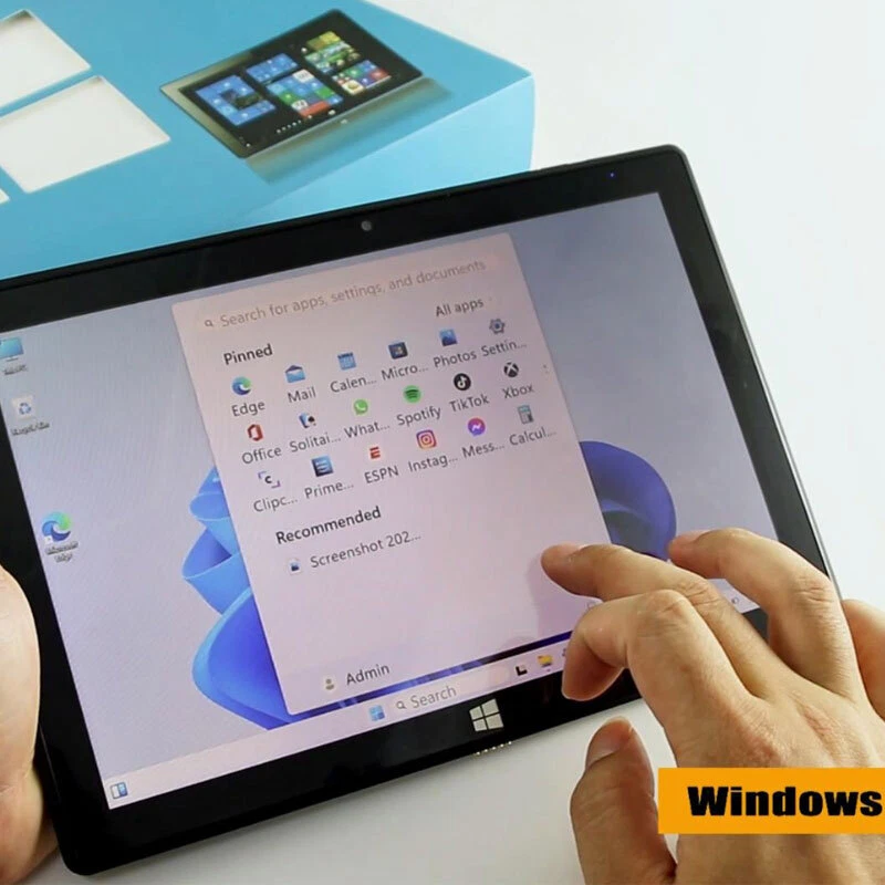 10.1" Windows 11 Tablet PC Intel Processor WIFI MINI-HDMI 1280x800 WinPad BT302 - Image 2 of 4