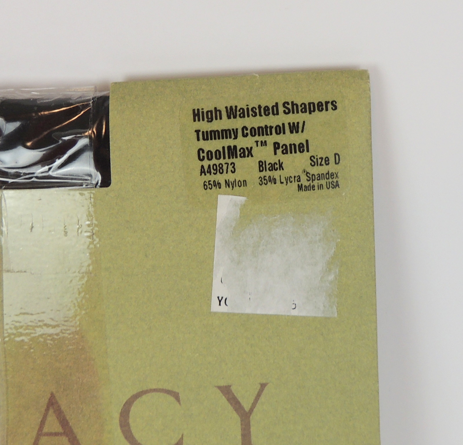 Legacy Shapewear QVC High Waisted Shaper Tummy Control Black Size D eBay