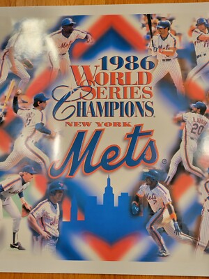 1986 New York METS Poster 25