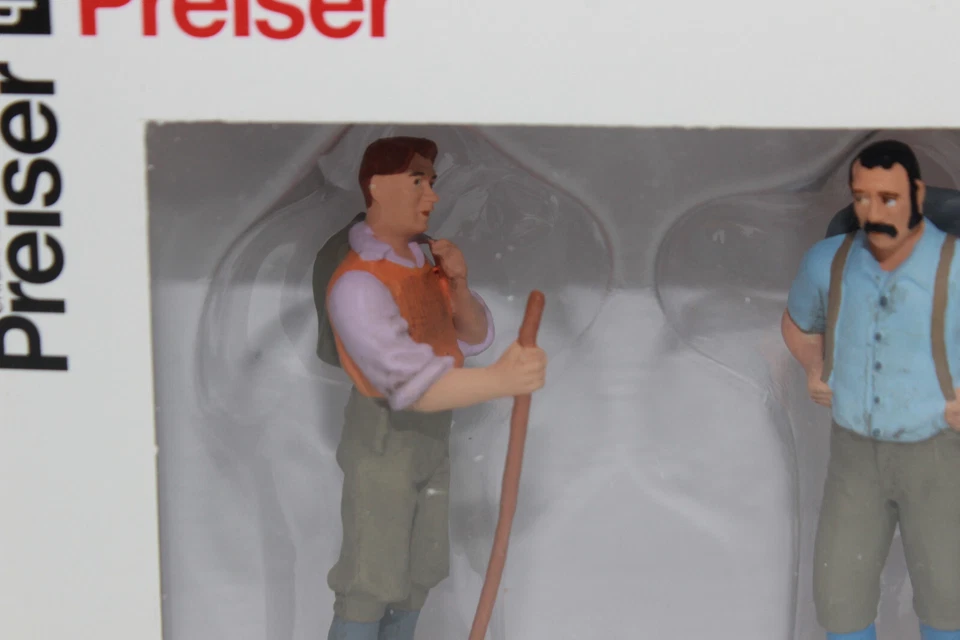 Preiser 63099 Wanderer Figuren stehend 1:32 Spur 1 für Landschaft NEU OVP  - Bild 4 von 4