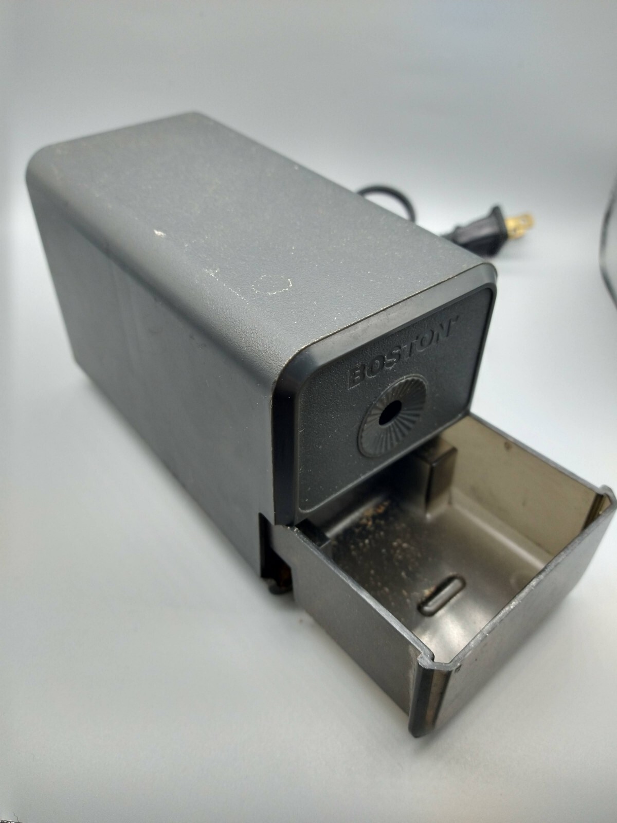 Boston Electric Pencil Sharpener Model 18 Black Made In USA Working