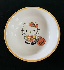 NEW~Hello Kitty~Halloween Ceramic Pet Bowl~Dog/Cat Food/Water 5" Bowl~Sanrio