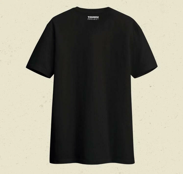 Camiseta TouHou Project Komeiji Koishi Negra Algodón Manga Corta Camiseta Unisex Foto 2 de 2