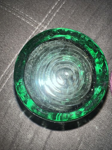 Libbey IRIS SPANISH GREEN Tumbler/Whiskey Glasses~ 6 1/2" and 4" VTG Handblown - Picture 4 of 5