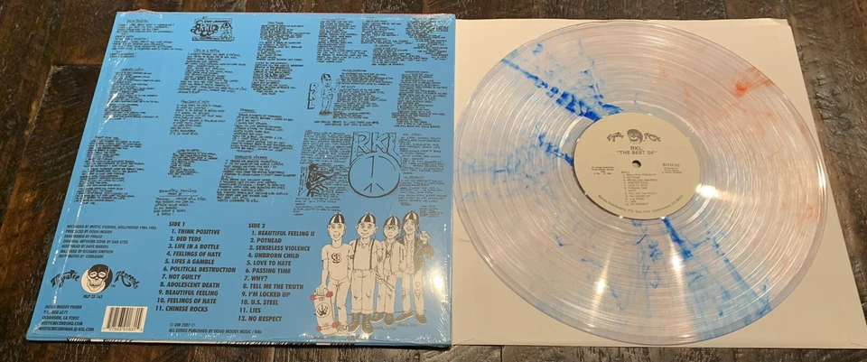 RKL Keep Laughing The Best of LP Swirl Vinyl 100-Poison Idea NOFX 7 Seconds SNFU — 第 3/4 张图片