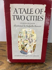 A Tale Of Two Cities Charles Dickens 1948 Illustrated Junior Library 