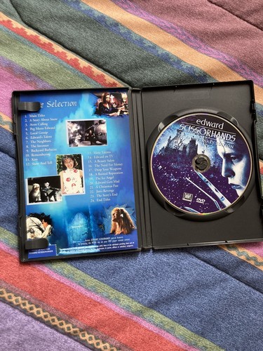 Edward Scissorhands DVD 2002 Full Screen Anniversary Edition Tim Burton Cult 90s - Picture 3 of 3