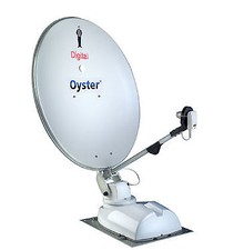 Oyster Vision III 65 Auto Satellite System TWIN LNB  Motorhome Caravan Horsebox