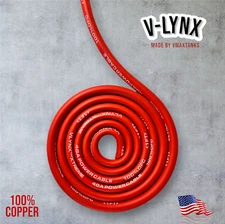 4 Gauge AWG 100% Copper Red Power Ground Wire VLYNX Car Audio Sold By The Foot