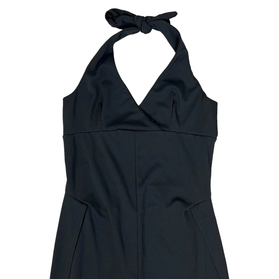 Mono De Colección Y2K Sin Espalda Negro Doble Pierna Abertura Cyber Grunge Punk Retro Talla M Foto 2 de 4