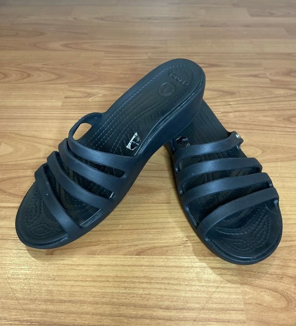 classic crocs iridescent slide