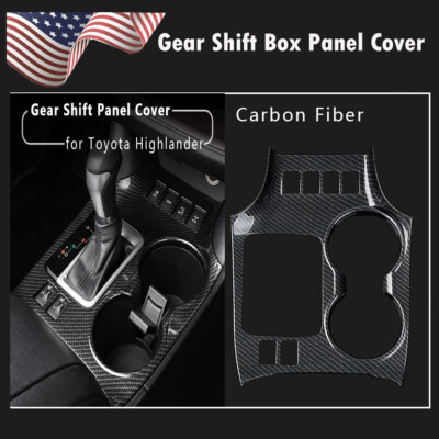 For Toyota Highlander 15-19  Inner Cover Trim Console Gear Shift Box Panel Cover